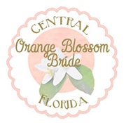 orange blossom bride wedding