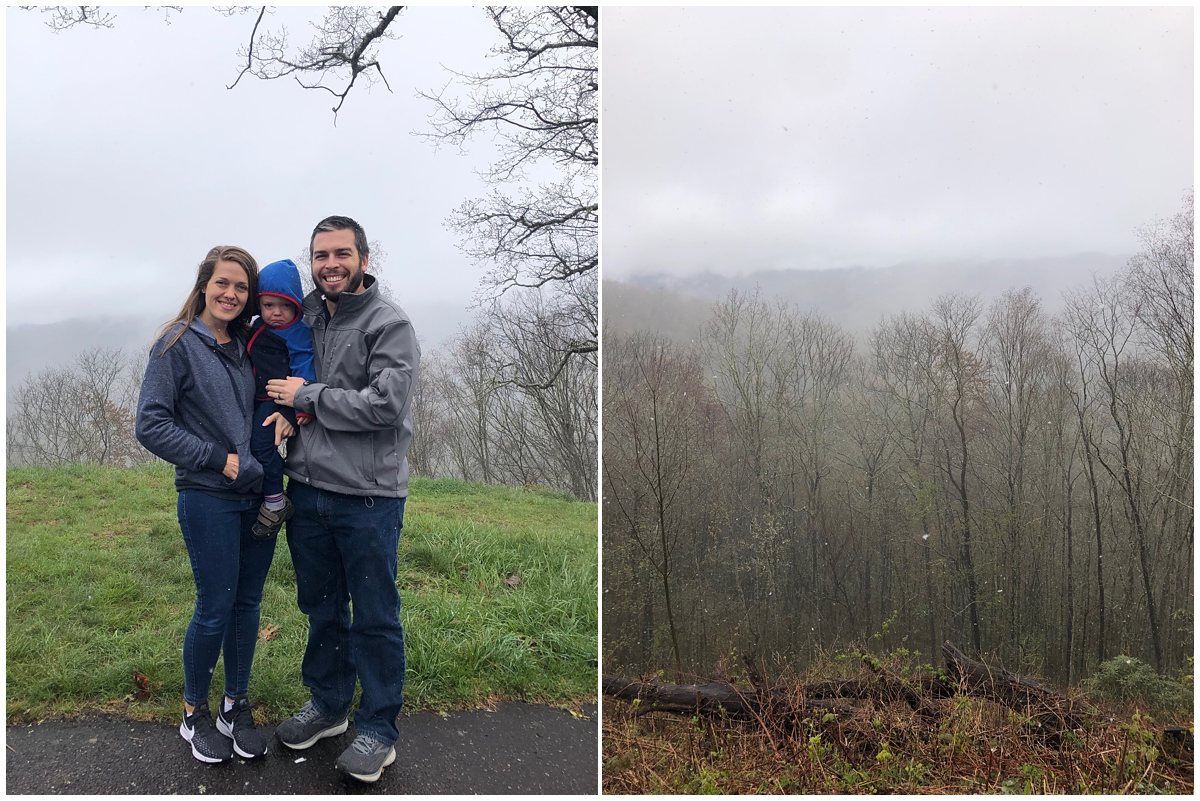 Blue Ridge Parkway snow